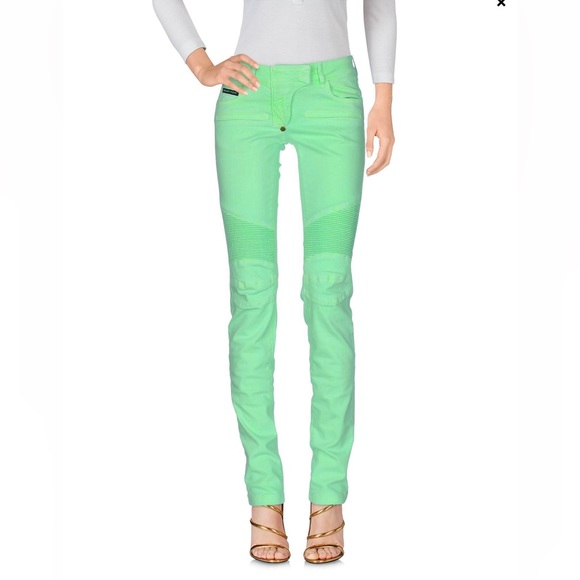 Philipp Plein designer luxury biker jeans - Picture 2 of 3
